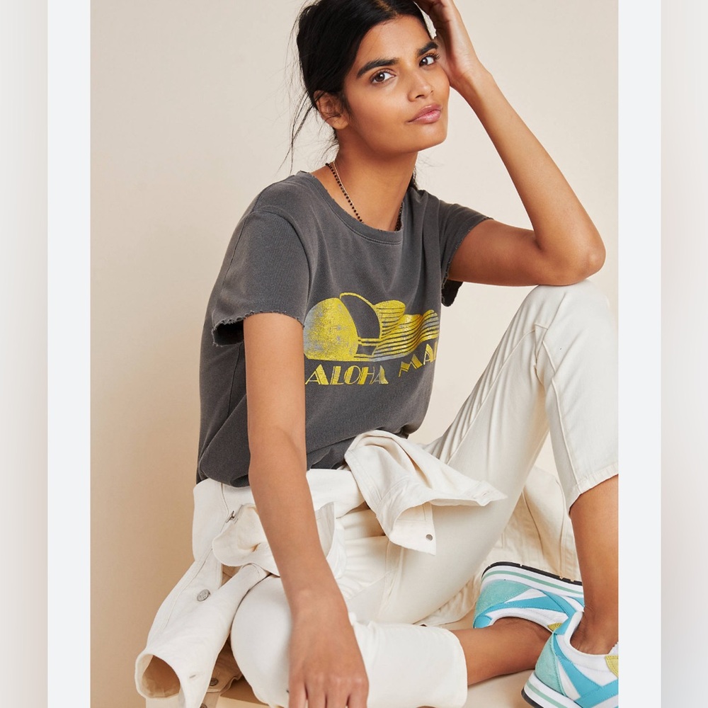 Junk Food Aloha Maui Distressed Graphic Tee